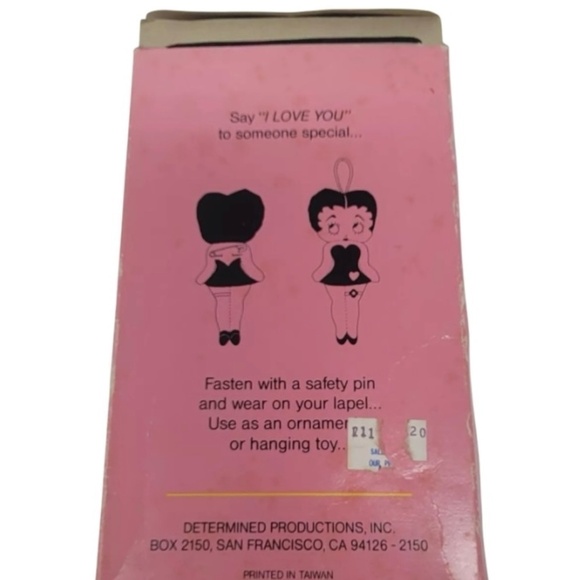 Betty Boop Cloth Rag Doll Ornament Original Box - Picture 7 of 11